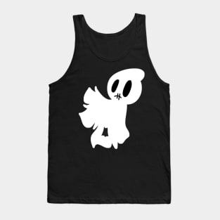 Stitched Mouth Blankey Ghost Tank Top